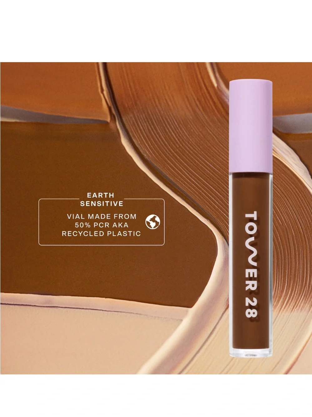 TOWER 28 Swipe All-Over Hydrating Serum Concealer with 18-HR Wear Color: 10 NOHO